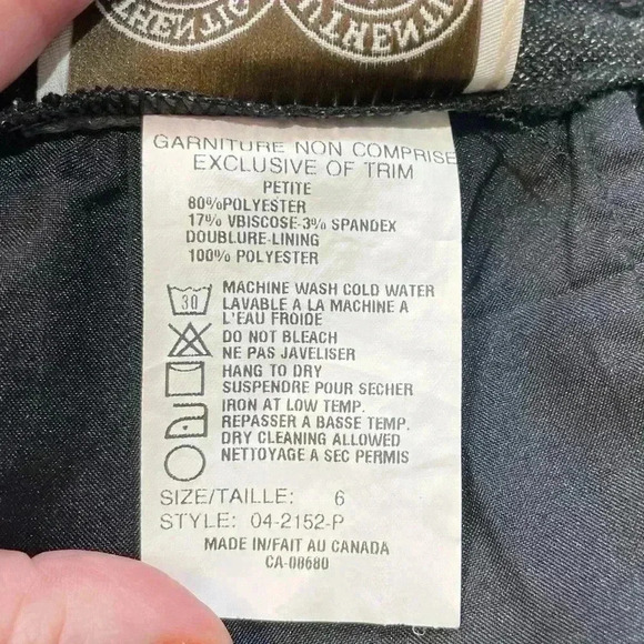 Glensport Authentic Travel Wear color Black Denim size 6P - Picture 5 of 5